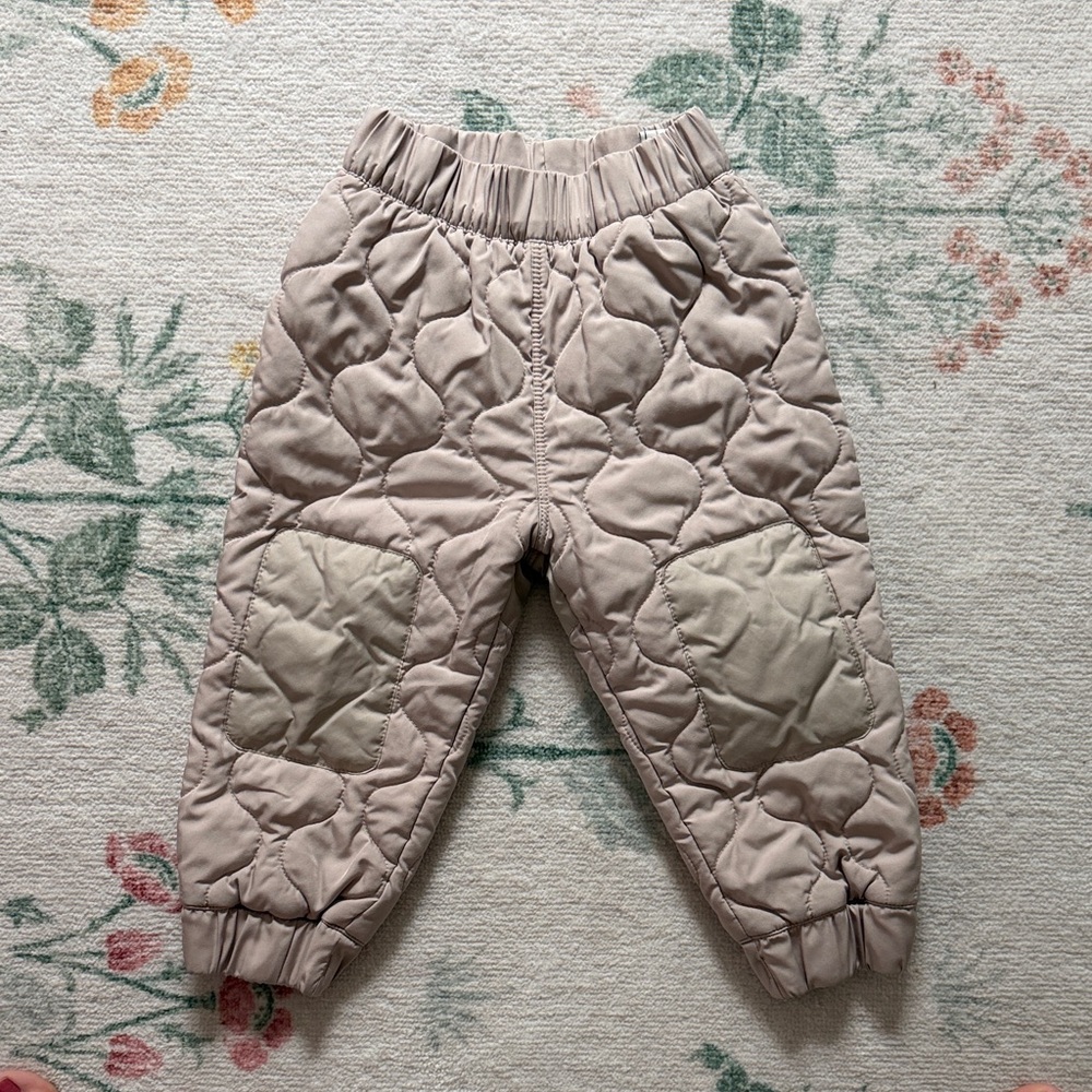 Patagonia Quilted Kids Sweatpants - Beige